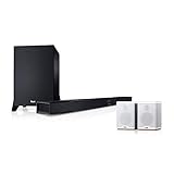 Teufel Cinebar Lux Surround Ambition 5.1-Set Schwarz/Weiß Surround Soundbar Bluetooth Subwoofer Dynamore 3D Heimkino Musik