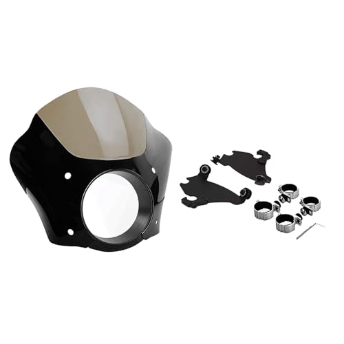 La carenatura è una carenatura laterale unificata con finitura nera all'interno, KIT DI MONTAGGIO da 39 mm