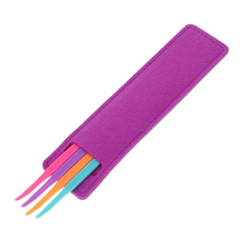 Veemoon Beginner's Sewing Kit Sewing Tool Set Portable Felt Bag Organized Kit Threader Needle Holder