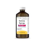 Rising Health Senna Sennosides Syrup 8.8 mg/5 mL | Natural Vegetable Laxative | Gentle Constipation Relief | Chocolate Flavor - 8 fl oz (237 mL)