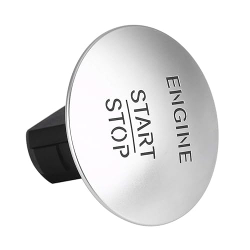 KSTE Boton, botón de arranque del motor sin llave Interruptor de encendido de bloqueo seguro, plástico y material de aleación Botón de arranque y parada del motor for M-e-r-c-e-d-e-s 2215450