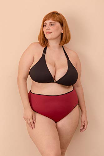 Top Cortininha Dupla Face com Tiras Plus Size Preto-exg