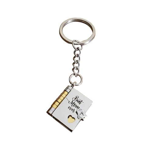 To My Mom Book Keychain The Most Beautiful Chapter Book