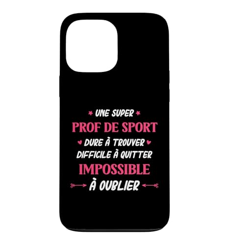Humour professeur De sport femme super prof De sport �X�}�z�P�[�X iPhone 13 Pro Max �p