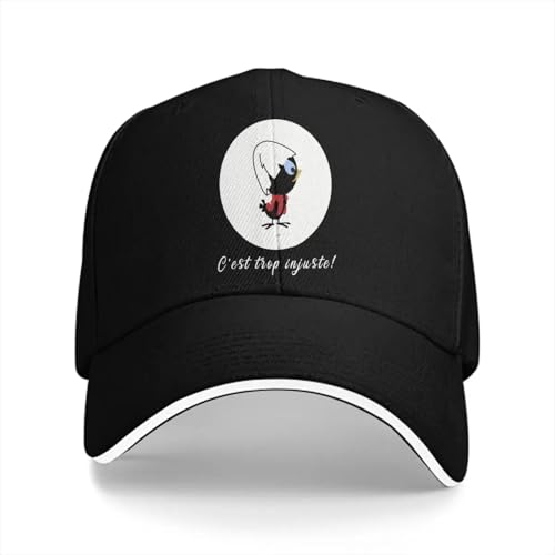 Casquettes de baseball couleur unie et chapeaux de lunettes de soleil dessinées mixtes
