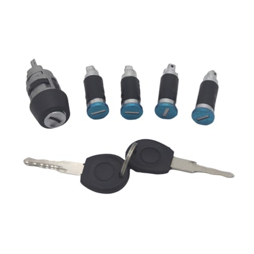 Barril de cerradura T4-SET juego de bombines para puertas de Transporter Caravelle 1990 a 2003