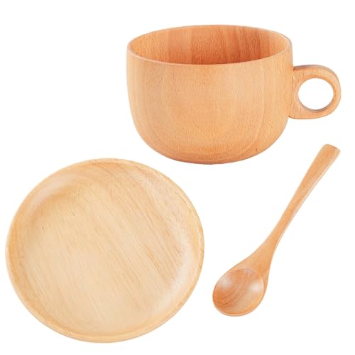 Taza de madera – Taza de madera natural – Taza de cerveza de madera | Taza de agua de madera natural hecha a mano para beber, vino, leche, café para té, café, whisky, patio | Decoración de tazas de