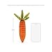 Jellycat Vivacious Vegetable Carrot Stuffed Toy, 6.5 inches - Vegetable Plush - Great Gift Idea