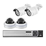 L'installazione è molto semplice, plug and play, le telecamere IP necessitano solo di un singolo cavo Ethernet Cat5e for collegarle a un NVR compatibile for video, alimentazione e una connessione di rete stabile.