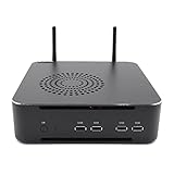 【Rich I/O+ Appearance】 Die reichhaltigen Schnittstellen des Mikro-Industriecomputers können die Grundbedürfnisse der Benutzer erfüllen. Der kleine Computer verfügt über 4 USB 2.0-Ports, 4 USB 3.2-Ports (Typ A), 1 DC-Eingangsport, 1 RS232-COM, 1 3,5-MM-Audioausgangsport, 1 3,5-MM-Mikrofoneingangsport, 1 RJ45-Netzwerkport (8168/8111) , 1 * HD-Schnittstelle. Ein ultrakleiner Computer hat etwa die Größe eines Mobiltelefons. 19,6 * 19,6 * 6 cm, das Gewicht beträgt nur 2,2 kg.