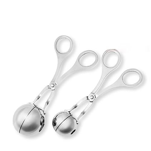 Garneck 1pcs Stainless Steel Meatball Maker Food-grade Clip for Meatballs Convenient Kitchen Gadget for Prep