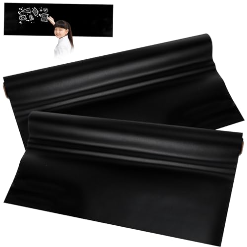 Operitacx 2 Pz pellicola lavagna film carta da parati vernice per lavagna etichette asse the office stickers targhette adesive scuola materiale scolastico pellicola adesiva per lavagna pvc
