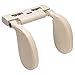 Aidodo Reposacabezas para Coche para Asiento de Coche Ajustable para el Cuello, cojín Cervical con Barra telescópica y Clips de Barra Deslizante, cojín Lateral de Piel Ajustable para niños Adultos