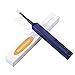 Xunsomten- 10 PCS Fiber Optic Cleaner Pen, LC/MU 1.25mm Ferrules Fiber Cleaning Pen Connector Clean, More Than 800+ Times, Fiber End Face Cleaner Tools, Includes Dust Caps