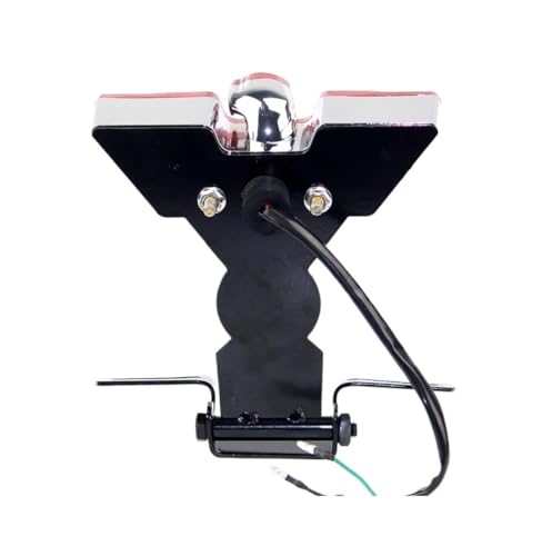 Feu arrière intégré pour moto 12V style Warbird avec feu stop rouge pour Bobber et Custom - 3