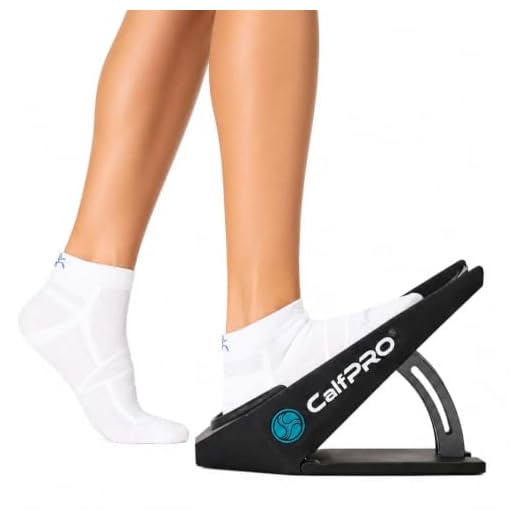 CalfPro Deep Calf Stretcher - Slant Board Stretching for Plantar Fasciitis & Achilles Tendonitis, Feet Mobility & Heel Pain Relief, Incline Wedge for Strained Ankle - Foot Rocker Stretch Replacement