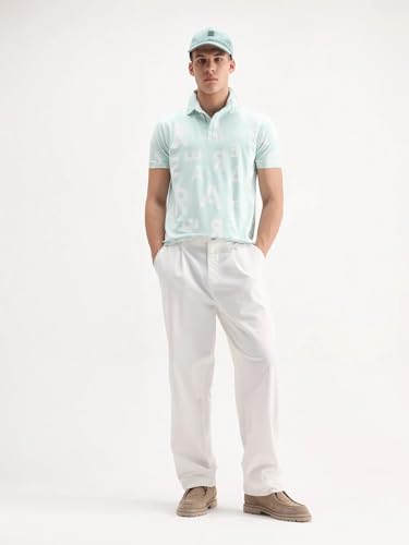 Image of Rare Rabbit Regular fit Monogram Print Polo