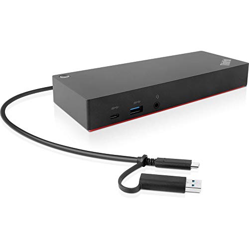 Lenovo Thinkpad Hybrid Usb-C With Usb-A Dock Us (40Af0135Us) With Usb Type-A Adapter + Zoomspeed Hdmi Cable (With Ethernet) + Starter Bundle #TOP1