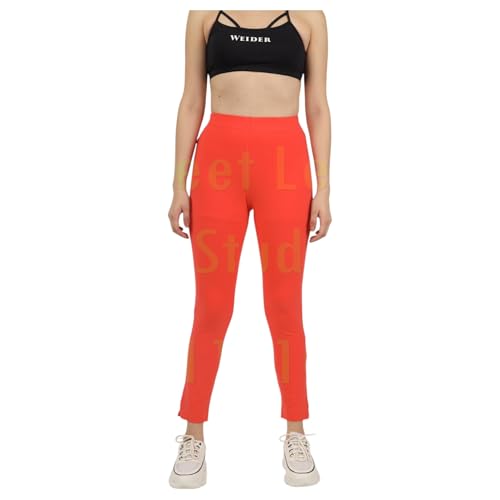 Image of ON&ON Women's Cotton Stretchable Slim Fit Straight Pants Trouser for Casual Wear and Office Wear