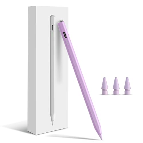 Image of Penlike Pencil for Apple iPad A16 10th, Fast Charge Stylus Pen for 2026-2018 iPad A16 /11-6th, Air 11 inch /13 inch M4 /M3 /M2 /5th-3rd, Pro 13 /11 /M4 /12.9, Mini A17 Pro /6 /5th Palm Rejection Tilt Sensitivity