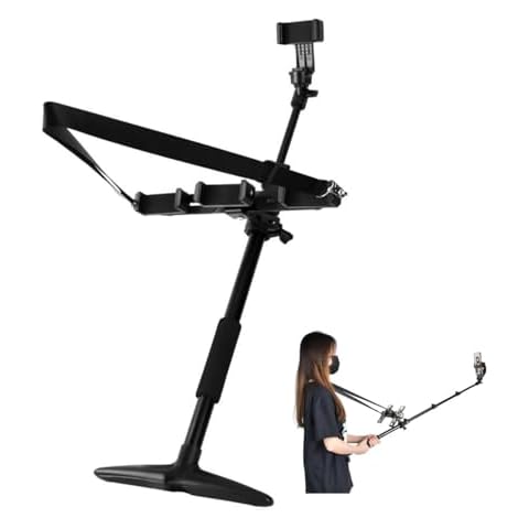 YELANGU Outdoor Walking Live Streaming Bracket Video Rig Holder Stabilizer, Compatible with Android iPhone Tiktok YouTube Live Streaming Cover