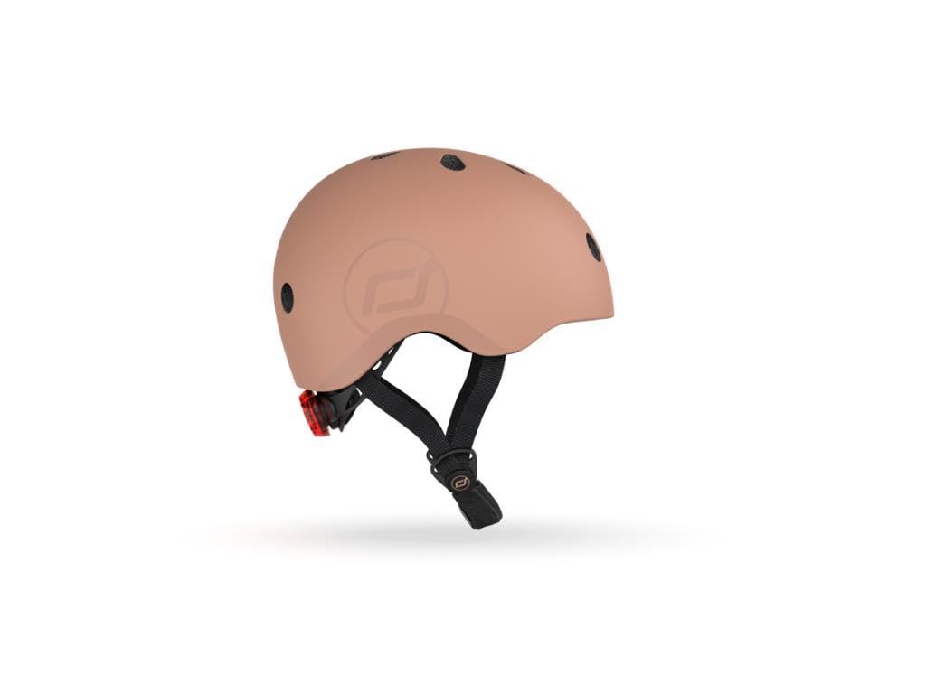 Scoot & Ride, S - M Casco para niños (Mocha)