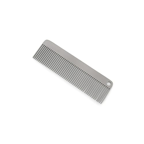 Peine de Titanio para Cabello y Barba, Dientes Anchos y Finos miniatura 1