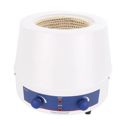 Norchemist Laboratory Heating Mantle with Magnetic Stirrer, Lab Equipment (1000 ml with Stirrer)