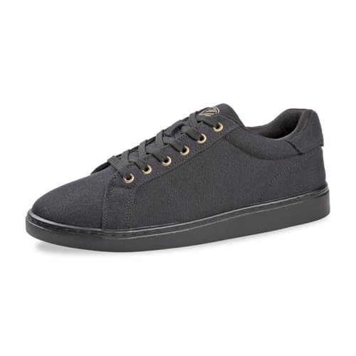 Diamant Ritmo Black Canvas, Zapatillas Unisex Adulto, Negro, 36 EU