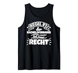 Kachelofenbauer lustig Geschenke hat immer Recht Tank Top