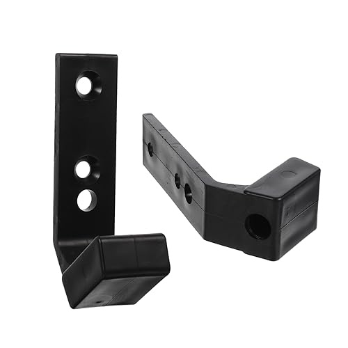 Garneck 2Pcs Wall Mounted Dumbbell Storage Rack Durable Fitness Equipment Holder for Home Gym Smooth Finish Barbell Rod Display Stand Space Saving Organizer