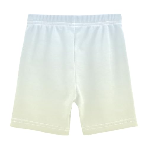 Joisal Elegant Blue Light Goldenrod Yellow Gradient Toddler Girls Biker Cotton Under Dress Cartoon 4t Little Girl2