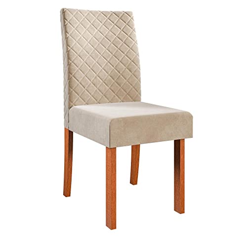 Conjunto Sala de Jantar 1 Mesa Redonda com 4 Cadeiras Beatriz Espresso Móveis