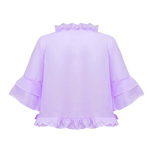 Kids Girls Lightweight Mid-Sleeve Shrug Cardigan for Girls Summer Fancy Party Dress Cover Up Casual Wear2
