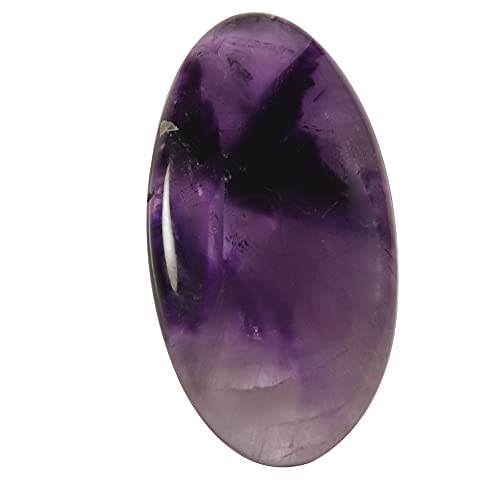 Améthyste naturelle cabochon ovale de 43,15 carats violet profond pour création Ou64