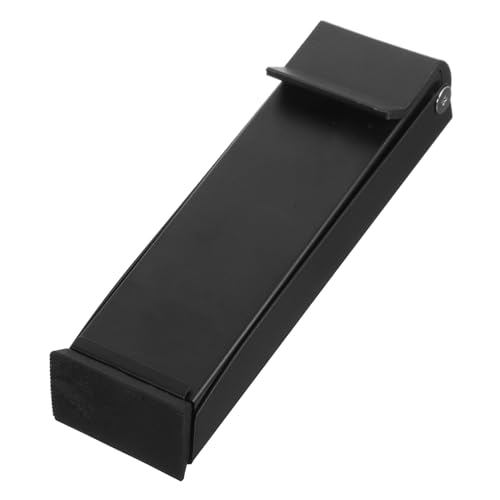 OUNONA Tope De Puerta Superior Cerraduras Candado De Viaje Cerradura De Puerta Corredera Tapón Excluidor Auto Atrapar Protectores Detener Soga Brecha Black Acero Inoxidable