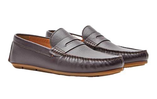 Image of Symbol Premium Mens Smart Casual Driver Leather Shoes (Loafers)