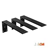 NEODROP Paquete de 3 soportes de soporte de encimera de 16 pulgadas, acero negro