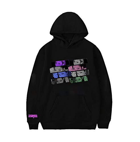 Xkpopfans AESPA Hoodie New Album Black Mamba Sweatshirt Winter Karina Giselle Pullover