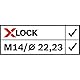Bosch Accessories Professional Fiberschleifscheiben Expert (für Metall, X-LOCK, R444, 115 mm, Körnung 24, Bohrungs : 22,23 mm)
