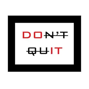 Don't Quit - Do It - Inspirational Motivational Posters, Office Posters, Typography Quotes, Minimalist Modern Wall Art, Gym Sign, Office Wall Decor, Life Quote, Frames for Office & Living Room