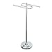 Gatco 1505 Floor Standing S Style Towel Holder, Chrome
