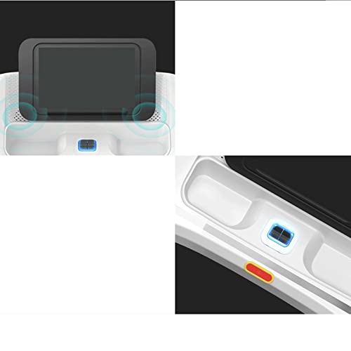 Image of Household Small Folding Multi-Function Ultra-Quiet Indoor Gym Treadmill Motorized Running Machine (White)