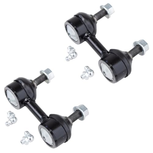Image of Detroit Axle - 10pc Front End Suspension Kit for 1996-2000 Hyundai Elantra, 1997-2001 Tiburon, 2 Lower Control Arms w /Ball Joints 4 Inner Outer Tie Rods 2 Sway Bars 2 Boots 1998 1999 Replacement