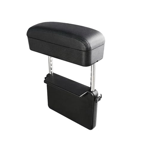 Boîte de repose-bras pour soulager la fatigue du coude en voiture noire universelle