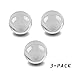 3-Pack of 32mm Small Size Clear Acrylic Contact Juggling Ball Set, 3pcs of 1.26 inches Acrylic Ball to Manage Triangle of 3 or Pyramid of Multiple Balls Contact Juggling