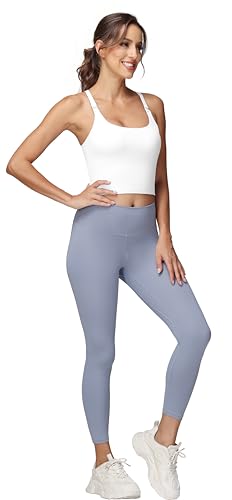 Image of Foucome Nursing Tank Tops Racerback Longline Nursing Sports Bra | Y-Back, Breastfeeding Bra Tank, Workout Crop Top, with Built in Bra