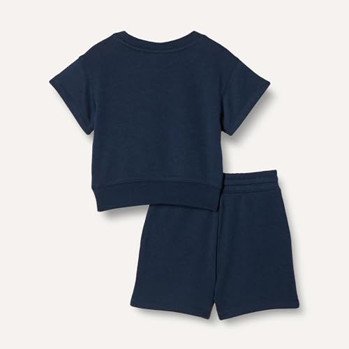 Image of Amazon Essentials Boys and Toddlers' Relaxed Fit Sweatshirt and Shorts Set