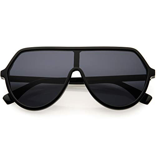zeroUV - Oversized Contemporary Fashion Geometric Shield Sunglasses 63mm