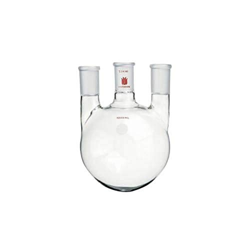 Flasque à fond rond 3-neck Synthware Kemtech F44341l vertical pour synthèse en laboratoire